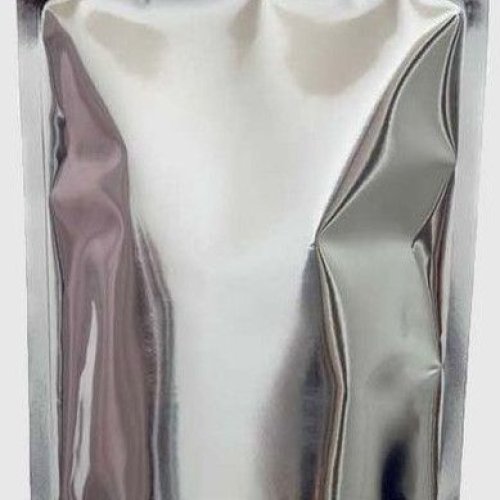 Metalized Silver Laminate Standup Zipper Pouch