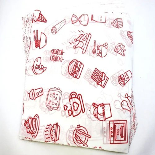 60GSM Non Veg Food Grade Red Ink Printed One Side Coated Paper