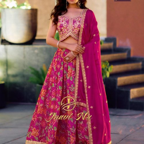Lightweight Printed Cotton Lehenga Choli