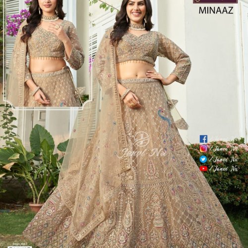 Luxury Soft Gorgette Net Heavy Work Lehenga