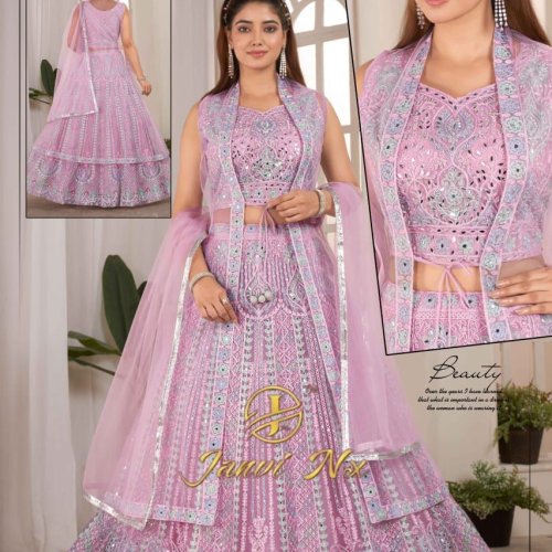 Premium Sequence Work Gorgette Net Lehenga Choli
