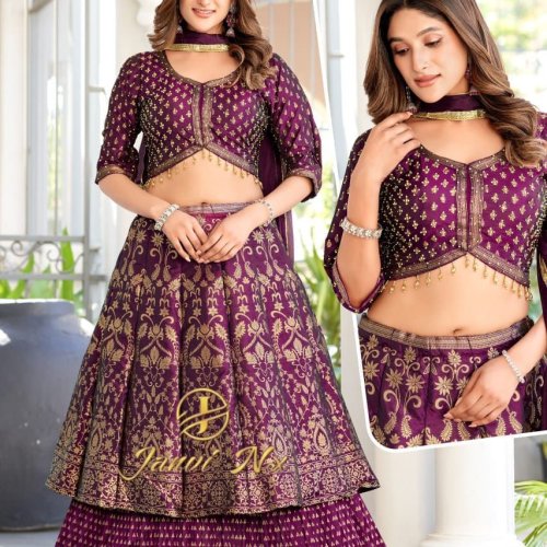 Royal Embroidered Georgette Lehanga Choli