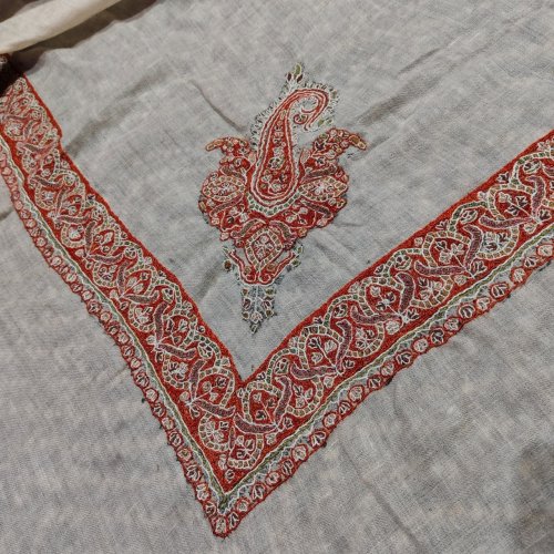 Sangeen Work Pashmina Mussar Head Scarf
