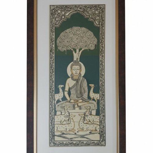 Handmade Pattachitra Painting OF Buddha