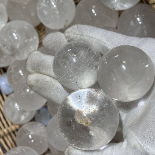 Natural Clear Quartz Healing Crystal Sphere Ball