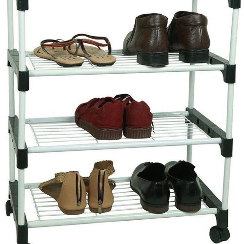 3 Layer Mild Steel Powder Coated Shoe Rack