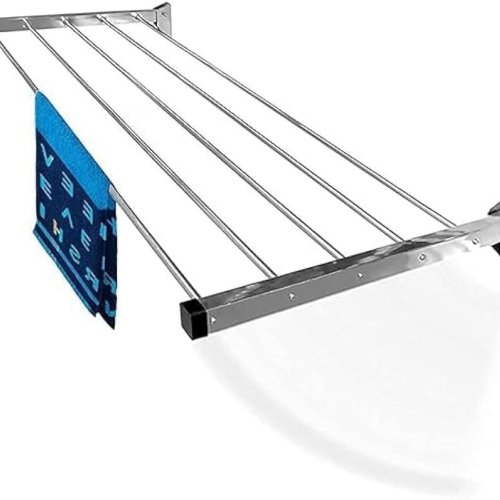 4 Feet Stainless Steel Wall Mounted Cloth Drying Stand