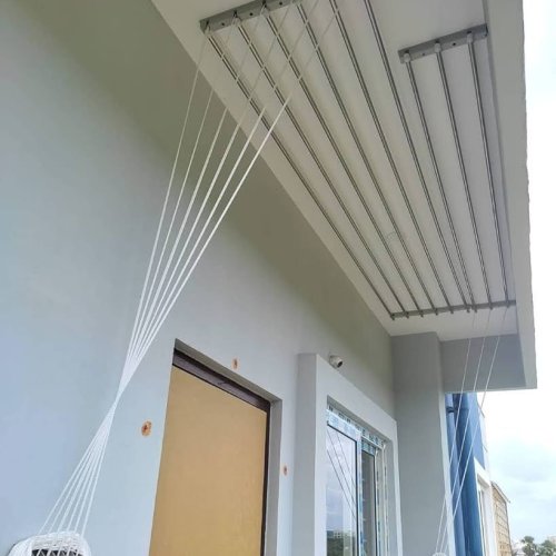 7 Feet Stainless Steel Ceiling Cloth Drying Stand
