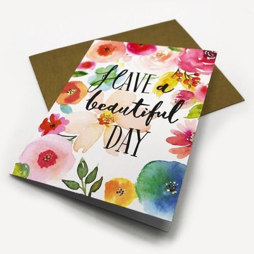 Printed Art Paper Greeting Cards