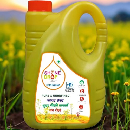 5L Shine Drop Cold Pressed Yellow Mustard Oil