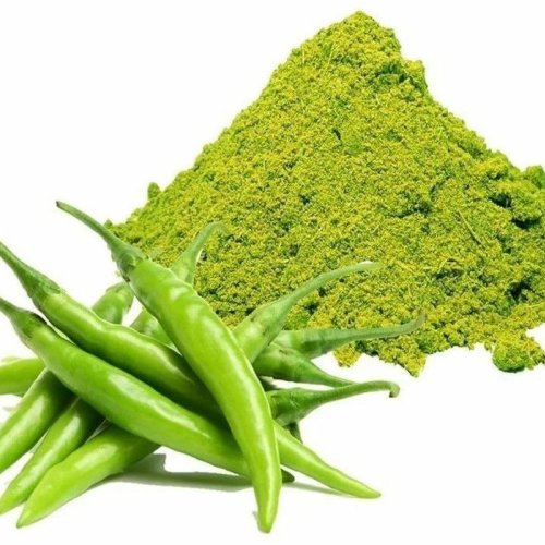 Dried Green Chilli Powder