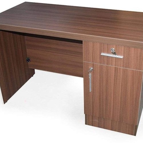 Brown Wooden Office Table
