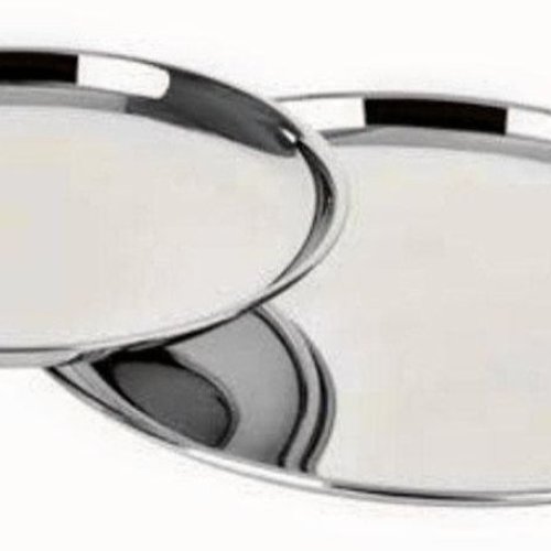 Silver Stainless Steel China Plate