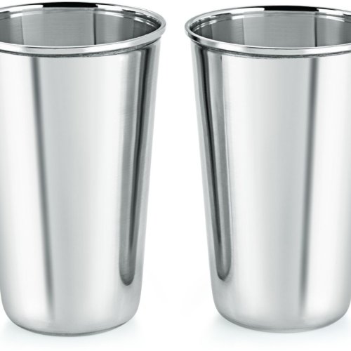 Stainless Steel Ice Plain Glass