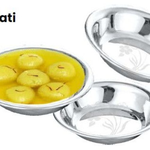 Stainless Steel Round Sweet Vati