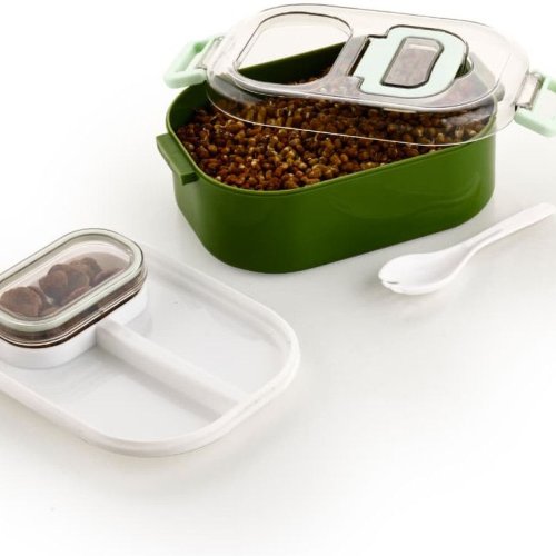 Green Fancy Plastic Lunch Box