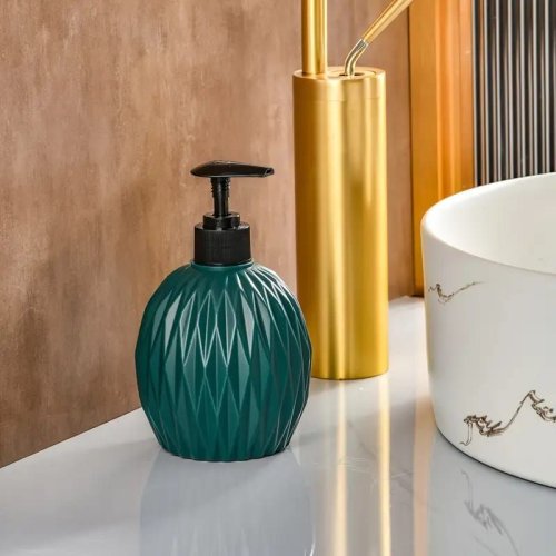 Green  Plastic Liquid Soap Dispenser