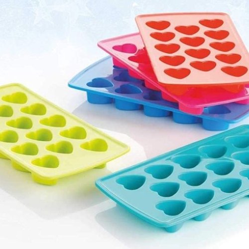 Heart Plastic Ice Tray