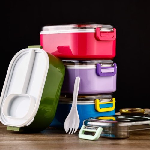 Multiple Compartment Plastic Lunch Box