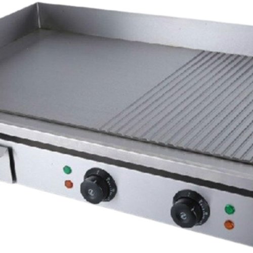 Half Grooved Griddle Plate