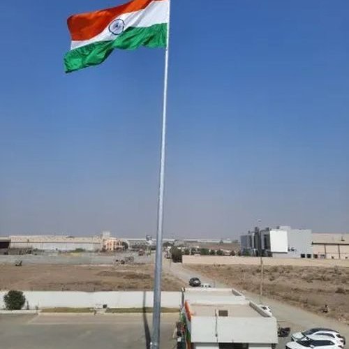 25 Meter Galvanized Aluminum Flag Mast Pole