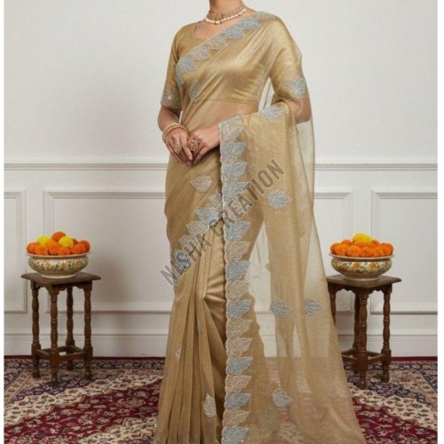 Designer Embroidery Silk Sarees