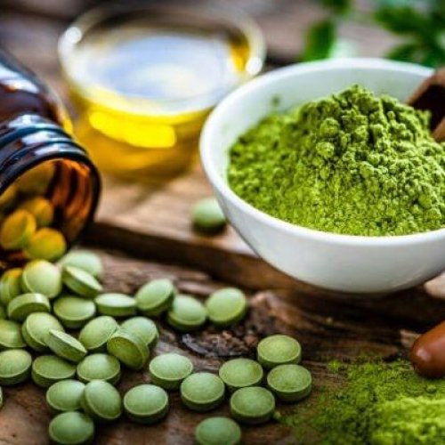 Natural Hair &AMP; Digestive Support Curry Leaf Tablets