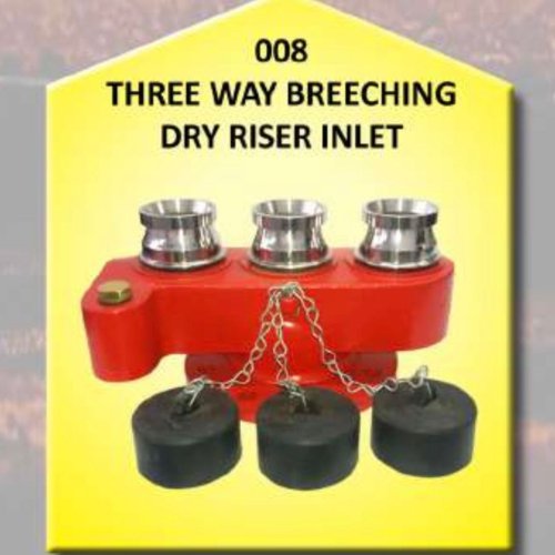 3- Way Breeching Dry Riser Inlet