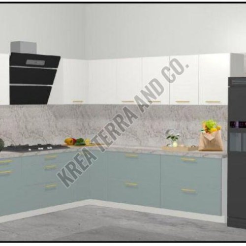 L Shape Modular Kitchen