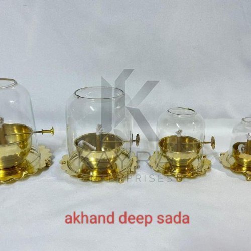 Brass Akhand Stand Diya