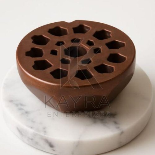 Handcrafted Aluminium Ashtray with Geometric Design
