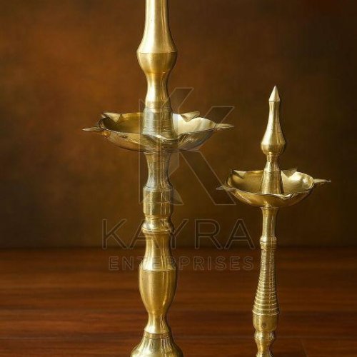 Pooja Kerala Fancy Samai Brass Diya