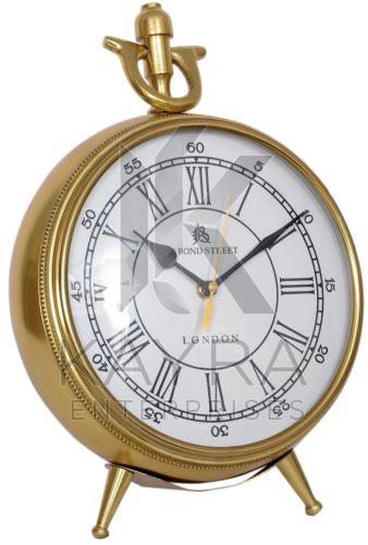 Vintage Brass Table Clock