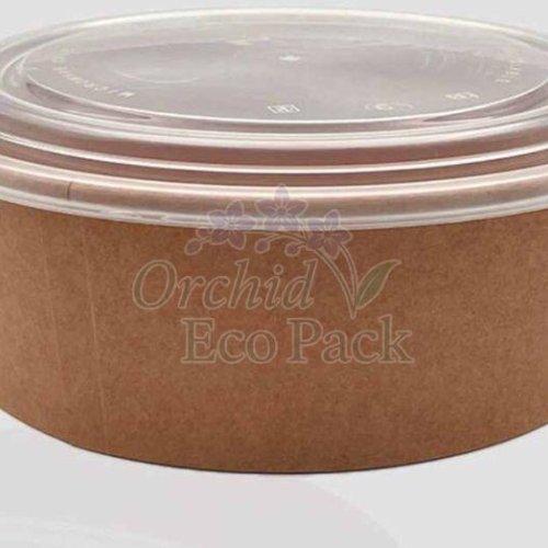 1000ml Round Kraft Paper Salad Bowl