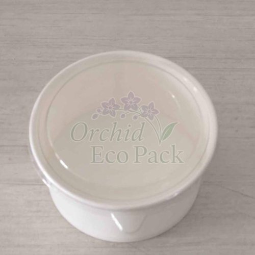 1000ml White Round Paper Salad Bowl