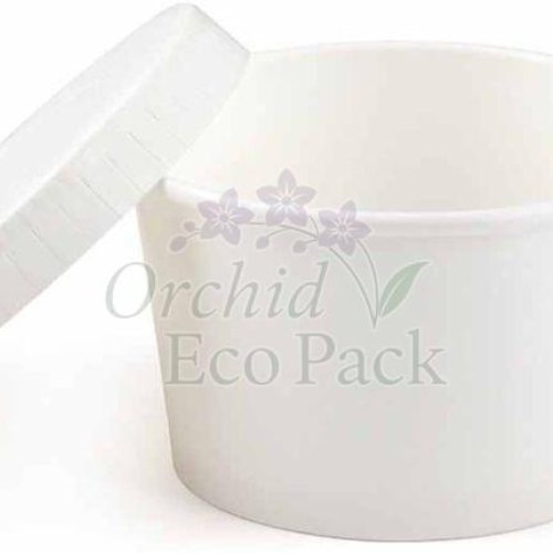 125ml White Paper Dip Container