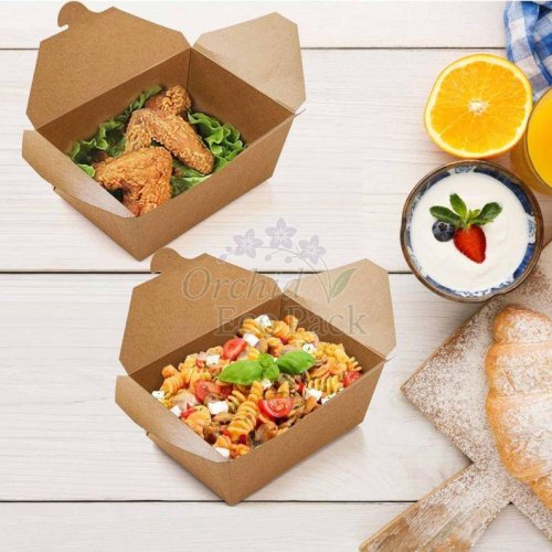 1500ml Kraft Paper Food Box
