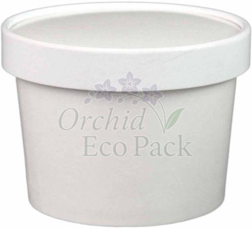 350ml White Paper Food Container