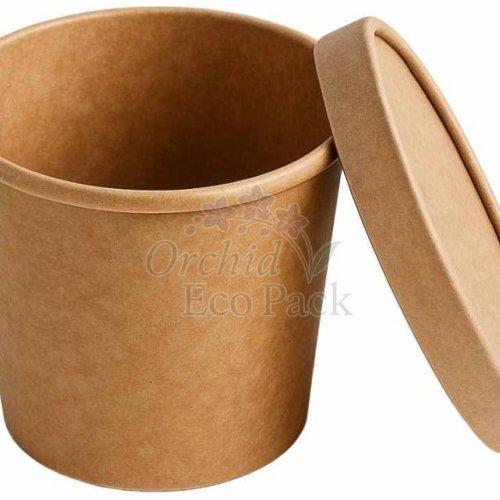 500ml Kraft Paper Food Container