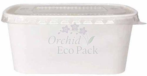 500ml White Paper Carnival Food Box