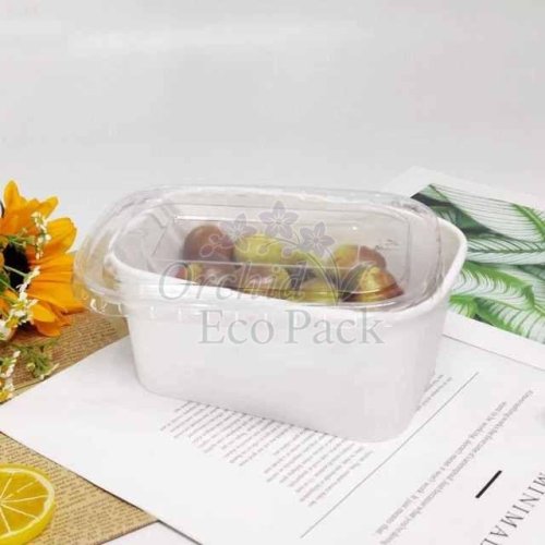 750ml White Paper Carnival Food Box