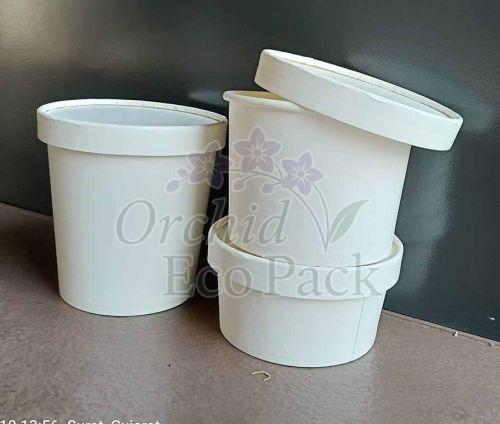 750ml White Paper Food Container