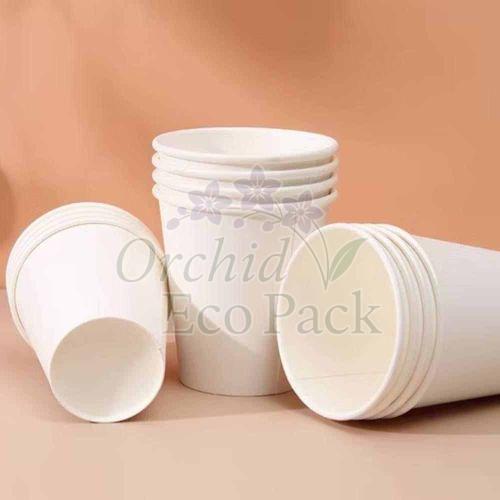 8 OZ White Single Wall Paper Cup