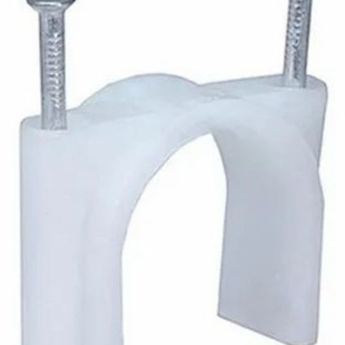 PVC Double Nail Cable Clip