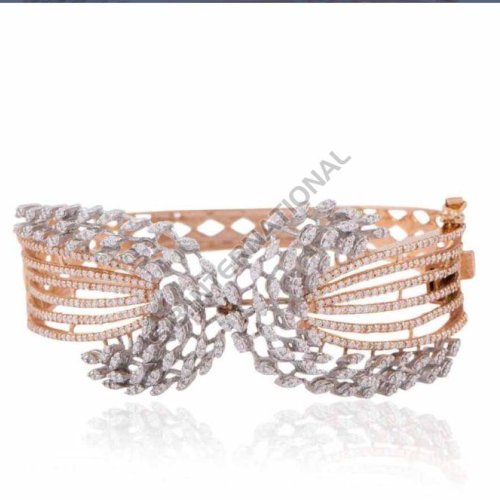 Classic Gold Diamond Infinity Bracelet