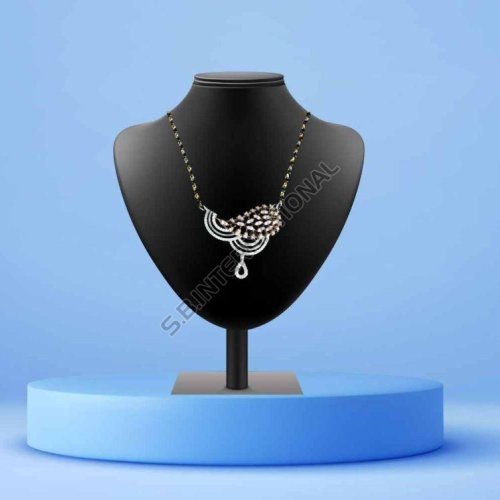 Ladies Diamond Gold Mangalsutra