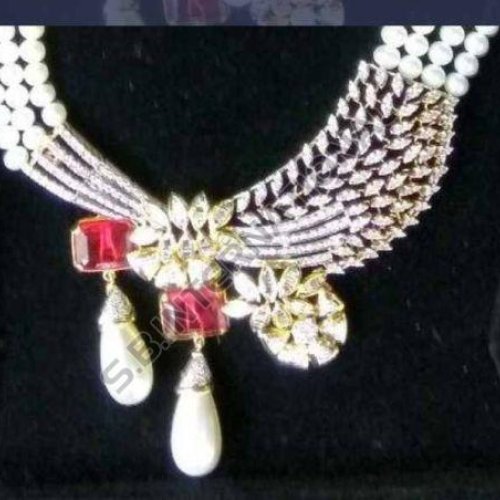 Premium Pearl Beaded Necklace Set