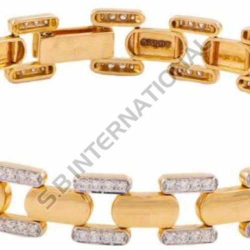 Radiant Bond Gold Diamond Bracelet
