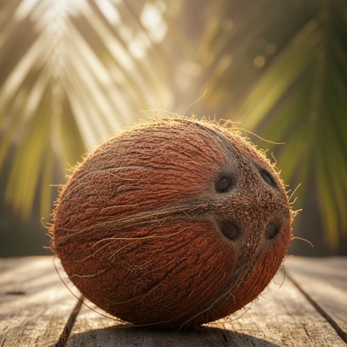 Fresh Whole Brown Coconut