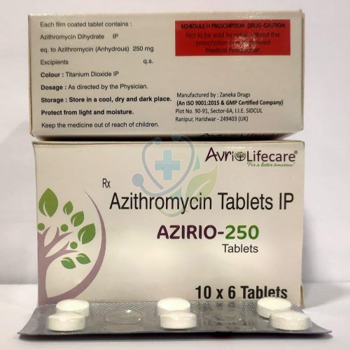 Azirio 250mg Azithromycin Tablet